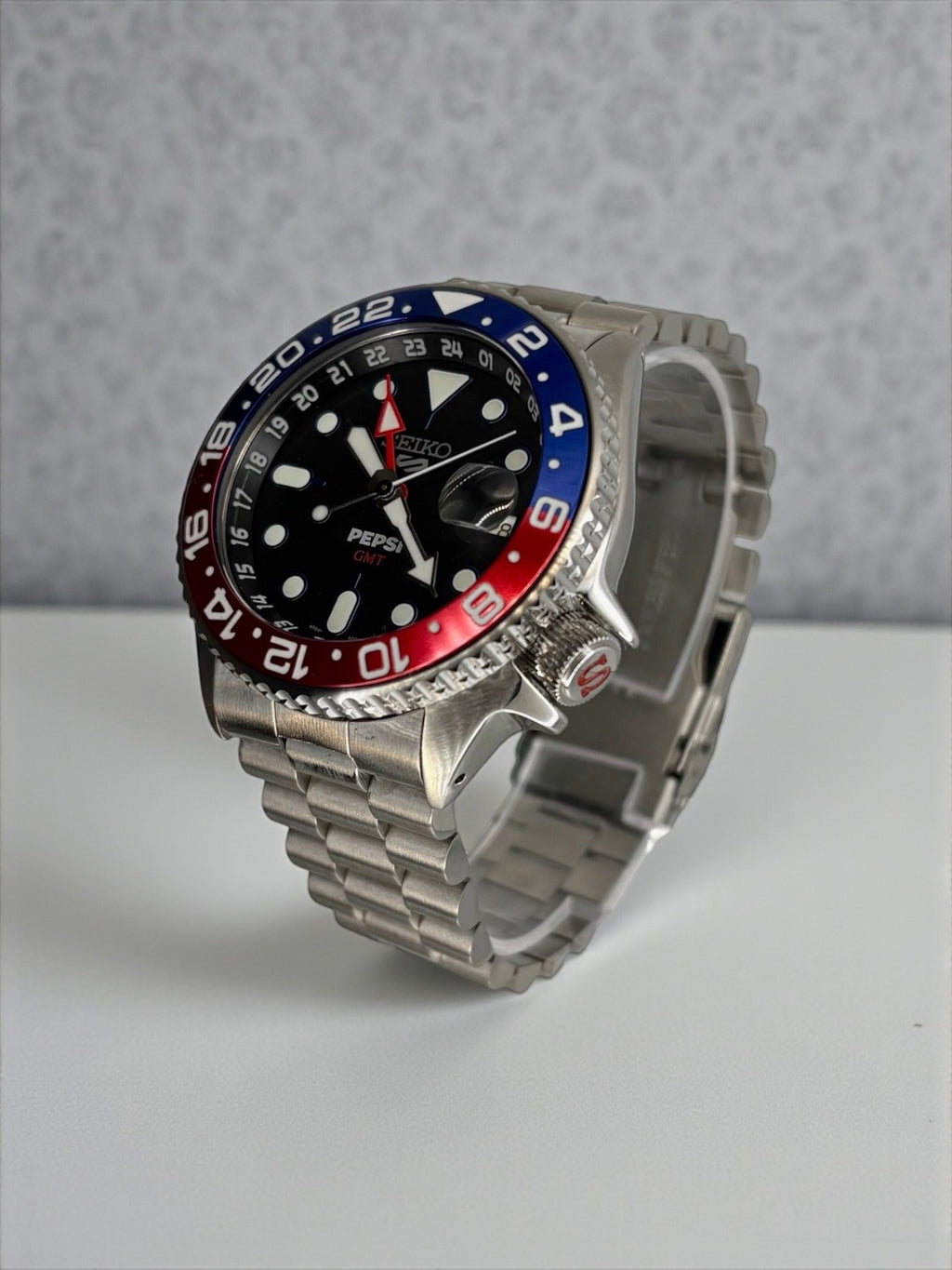 Seiko - PEPSI GMT Full LumiNova - Modding by HORS SERIE