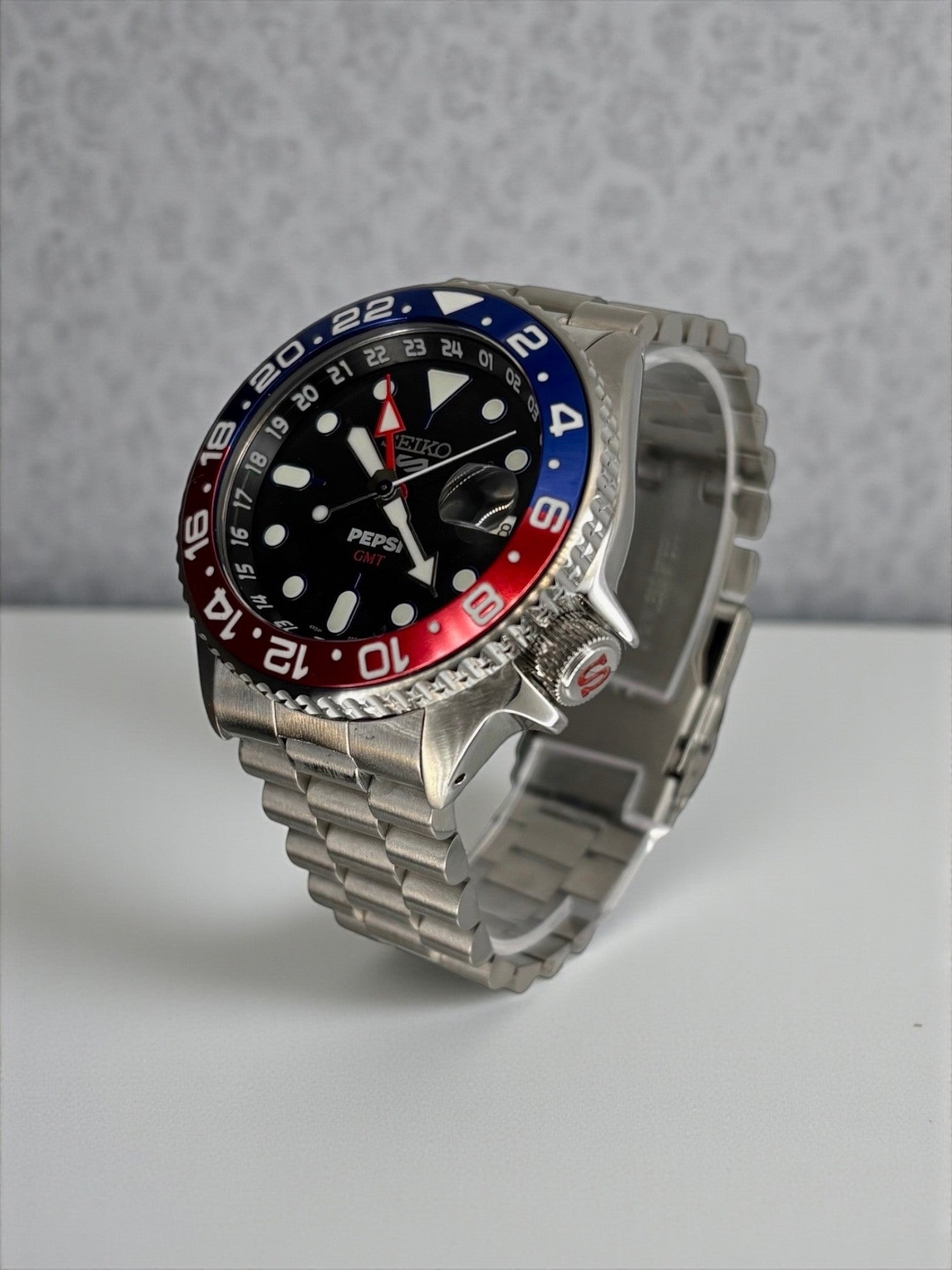 Seiko - PEPSI GMT Full LumiNova - Modding by HORS SERIE