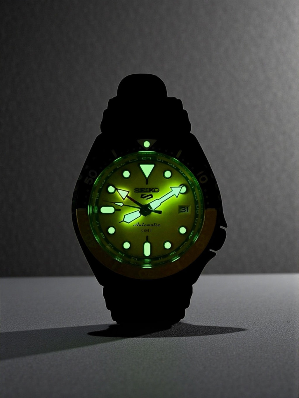 Seiko - 5KX Chrono GMT Jaune - Modding by HORS SERIE
