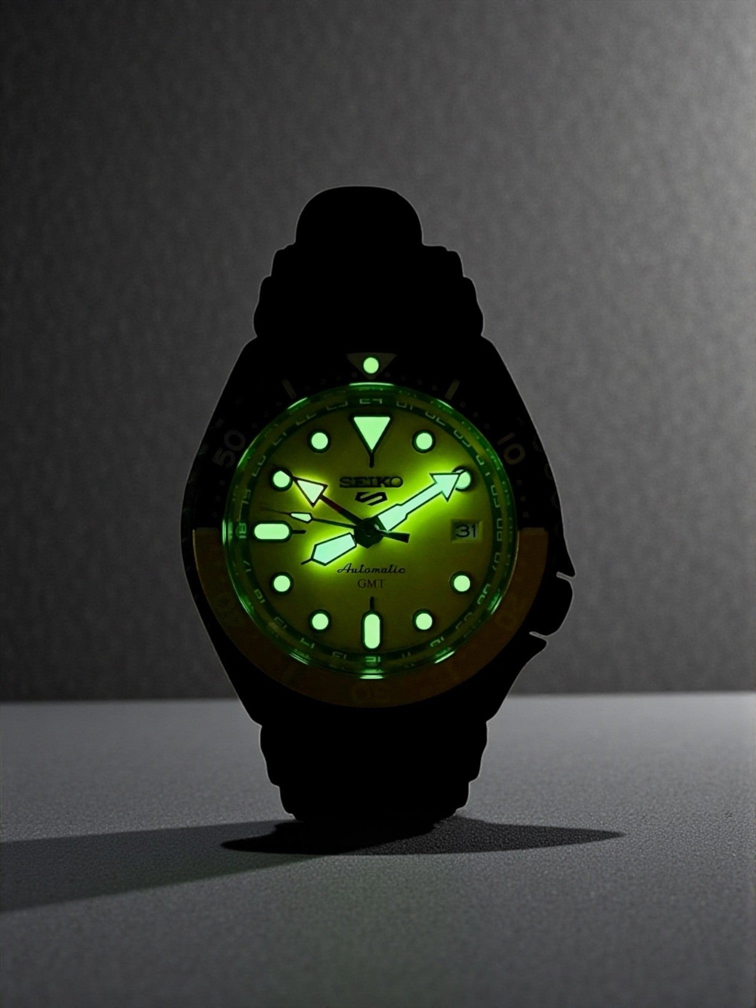 Seiko - 5KX Chrono GMT Jaune - Modding by HORS SERIE