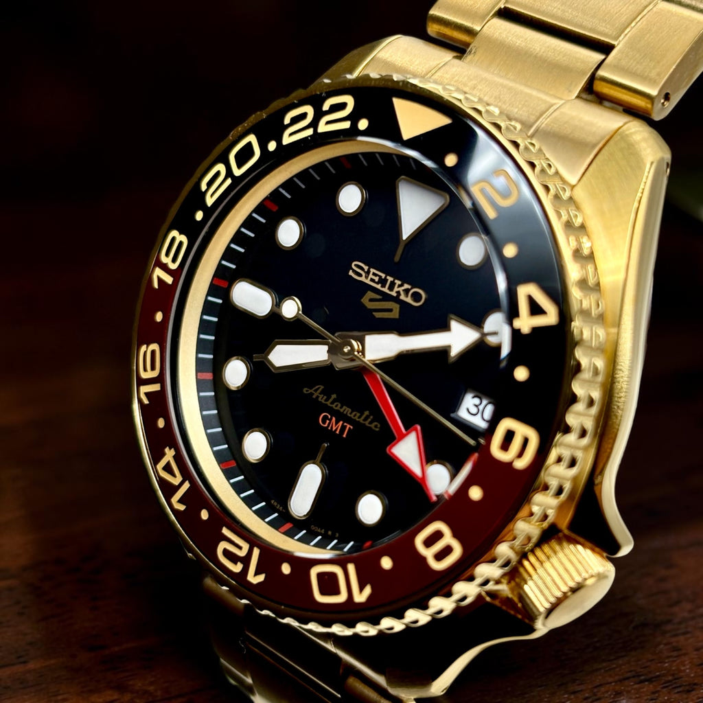 Seiko - Golden Beer GMT - Origine Custom by HORS SERIE