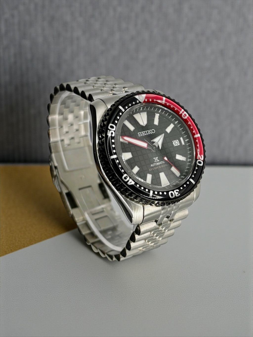 Seiko - Submariner Samuraï noir - Modding by HORS SERIE