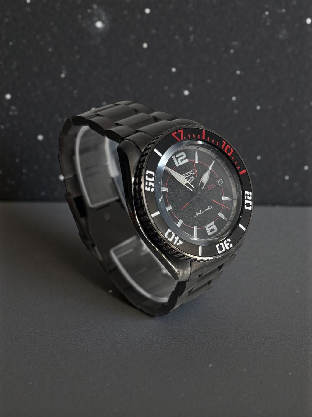 Seiko - SuperCars Anthracite Chrome - Modding by HORS SERIE
