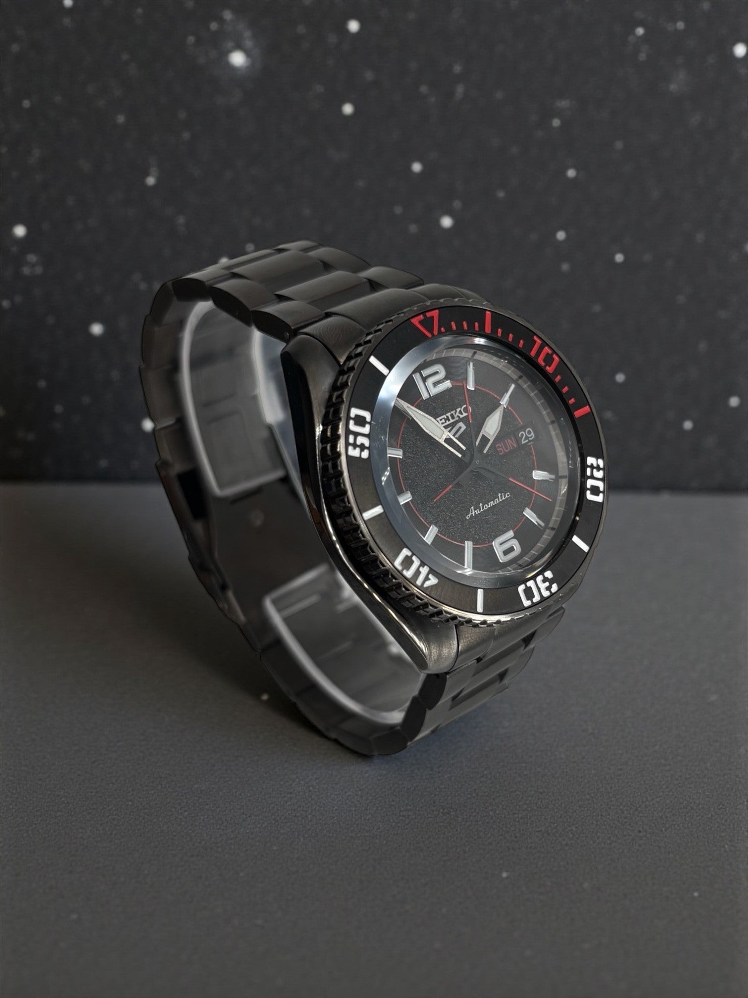 Seiko - SuperCars Anthracite Chrome - Modding by HORS SERIE