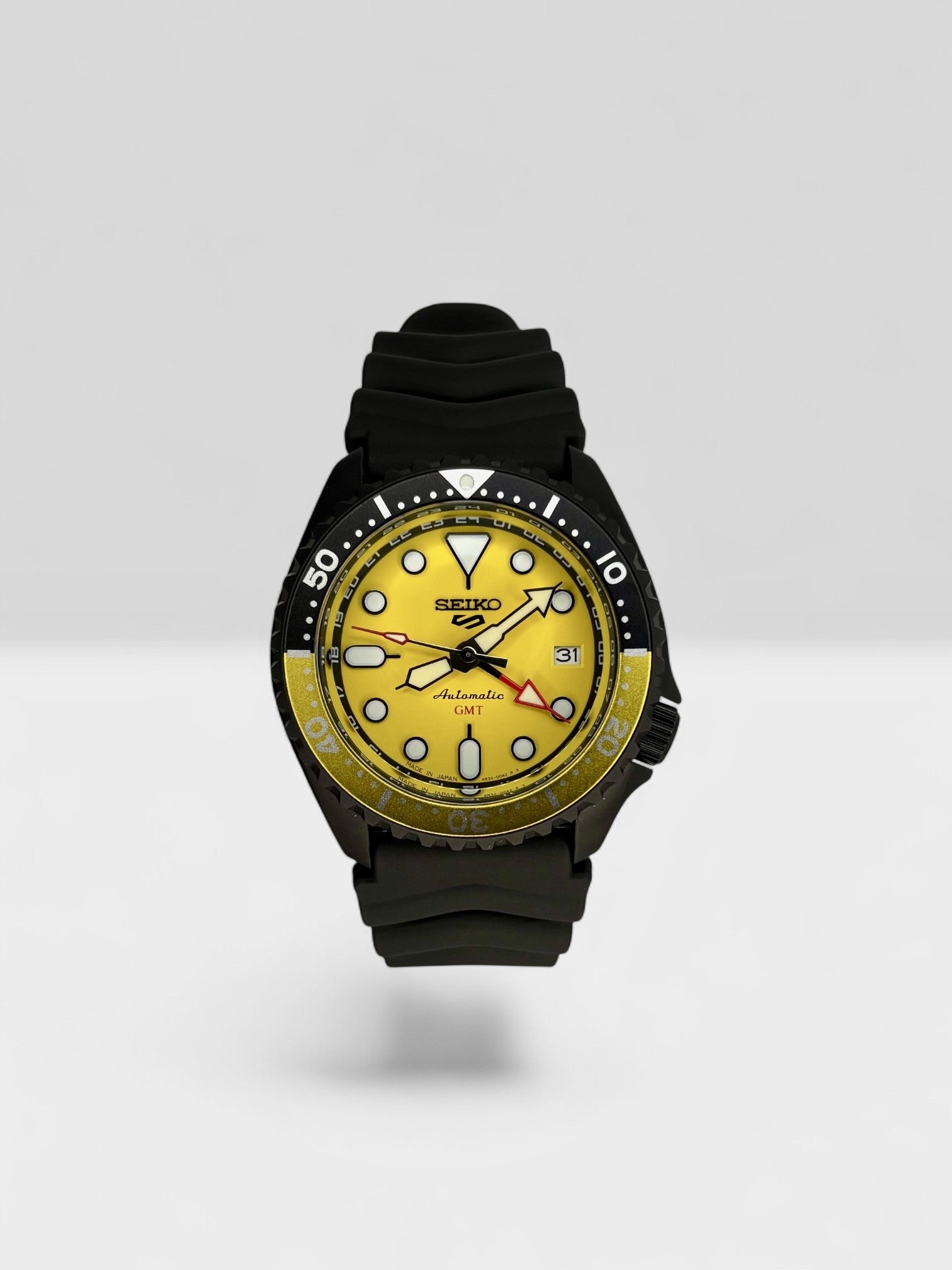 Seiko - 5KX Chrono GMT Jaune - Modding by HORS SERIE
