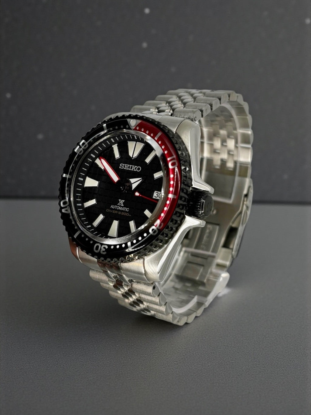 Seiko - Submariner Samuraï noir - Modding by HORS SERIE