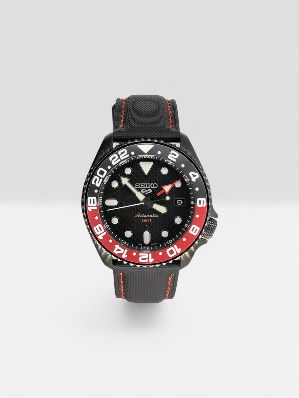Seiko - GMT Carbone - Modding by HORS SERIE
