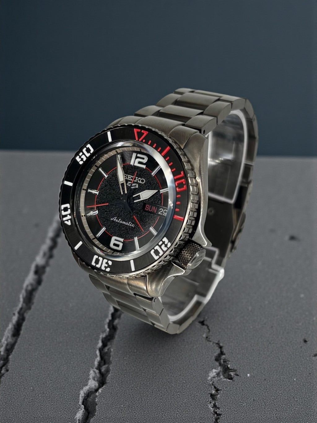 Seiko - SuperCars Anthracite Chrome - Modding by HORS SERIE